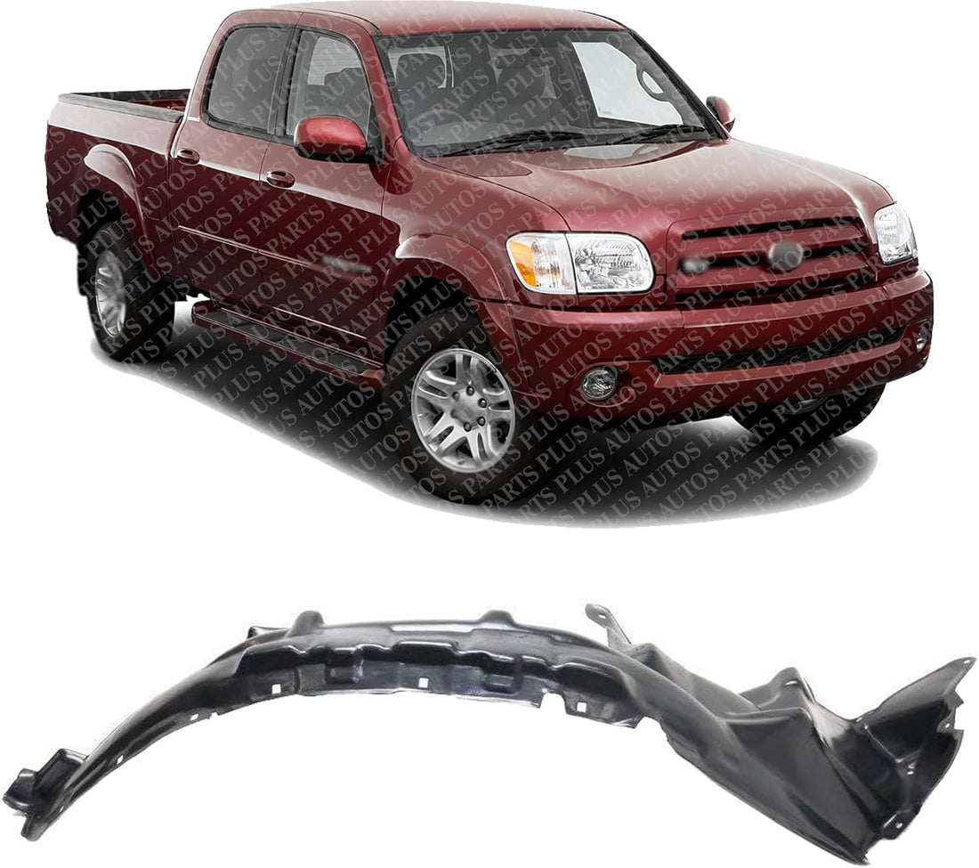 Front Fender Liner Right Passenger Side Direct Replacement Compatible With 2003-2006 Toyota Tundra TO1249125 538750C030