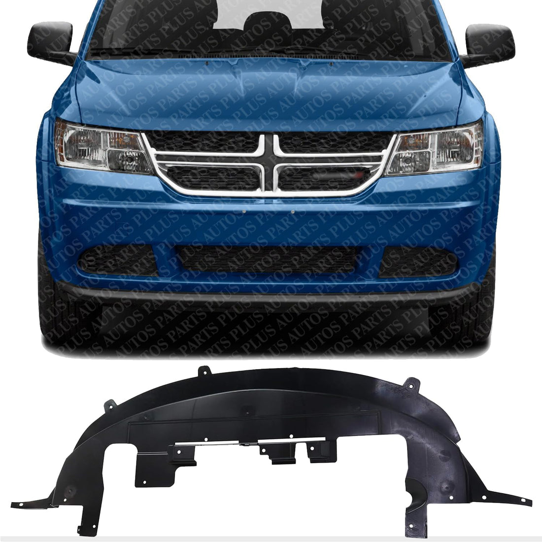 Front Engine Splash Shield Under Cover Direct Replacement Compatible with 2011-2020 Dodge Journey CH1228144 68068301AB