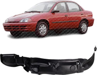 Front Fender Liner Left Driver Side Direct Replacement Compatible with 1993-1998 Toyota T100 TO1250105 5387634010