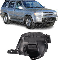 Front Section Fender Liner Right Passenger Side Direct Replacement Compatible With 1997-2003 Infiniti QX4 IN1249104 638443W700