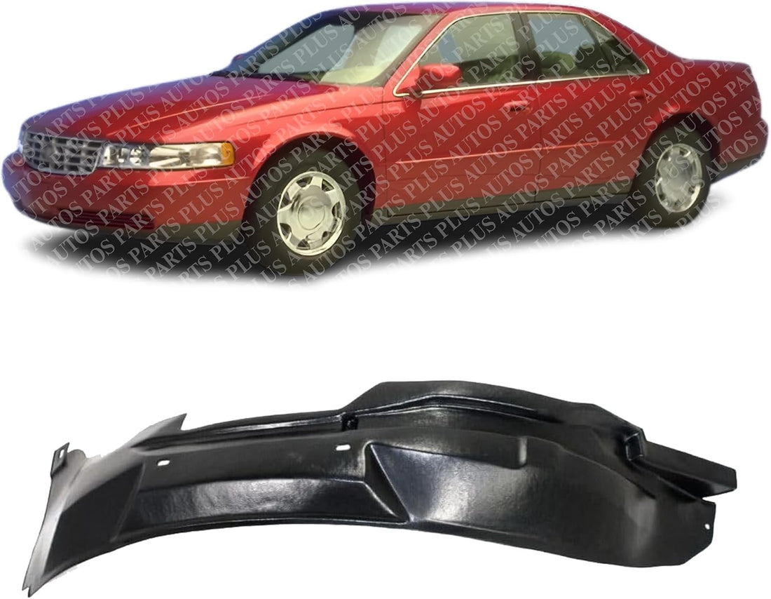 Front Fender Liner Left Driver Side Direct Replacement Compatible With 1998-2004 Cadillac Seville GM1248153 25709817