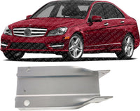 Front Bumper Crossmember Reinforcement Bracket Aluminum Left Driver Side Direct Replacement Compatible With 2008-2015 Mercedes Benz C-Class MB1072101 2046201195