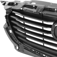Front Grille Assembly Textured Gray Shell and Insert Plastic Direct Replacement Compatible With 2016-2020 Mazda CX-3 MA1200206 D10J50710H
