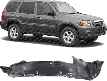 Front Fender Liner Right Passenger Side Direct Replacement Compatible With 2001-2006 Mazda Tribute MA1251101 EC0156130K