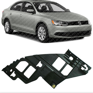 Front Bumper Cover Inner Bracket Right Passenger Side Direct Replacement Compatible With 2010-2014 Volkswagen Jetta/Golf/GTI VW1043102 5K0807228A