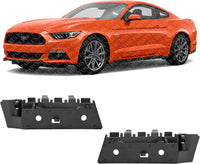 Set Of 2 Front Bumper Cover Retainer Bracket Left Driver & Right Passenger Side Direct Replacement Compatible With 2015-2017 Ford Mustang FO1032105 FO1033105 FR3Z17C947B FR3Z17C947C