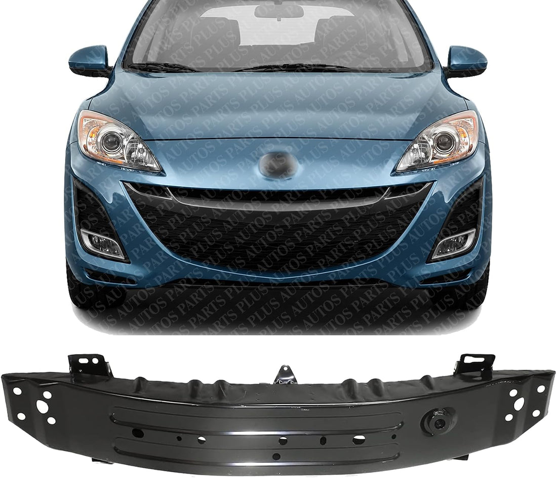 Front Bumper Reinforcement Steel Direct Replacement Compatible With 2010-2013 Mazda 3 MA1006147 BBM450070B