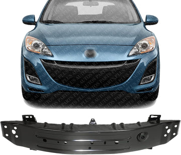 Front Bumper Reinforcement Steel Direct Replacement Compatible With 2010-2013 Mazda 3 MA1006147 BBM450070B