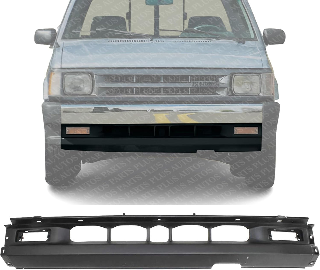 Front Bumper Lower Valance Panel Primed Plastic Direct Replacement Compatible With 1990-1993 Mazda Pickup MA1095108 UE5550066B