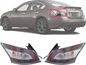 Set Of 2 Tail Light Assembly Right Passenger & Left Driver Side Direct Replacement Compatible With 2012-2014 Nissan Maxima NI2801197 NI2800197 265559DA0B 265509DA0B