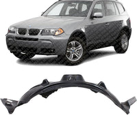 Front Fender Liner Left Driver Side Direct Replacement Compatible With 2004-2006 BMW X3 BM1248102 51713400053