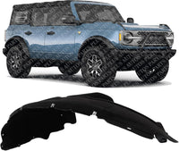 Front Fender Liner Right Passenger Side Direct Replacement Compatible With 2021-2024 Ford Bronco FO1249221 M2DZ16102A