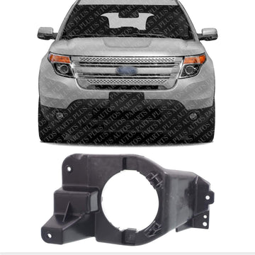 Front Fog Light Bracket Left Driver Side Direct Replacement Compatible with 2011-2015 Ford Explorer FO2602103 BB5Z15266B