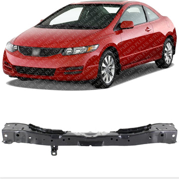 AUTOS PARTS PLUS Front Upper Radiator Support Body Tie Bar Direct Replacement Compatible with 2006-2011 Honda Civic HO1225161 04602SNEA01ZZ