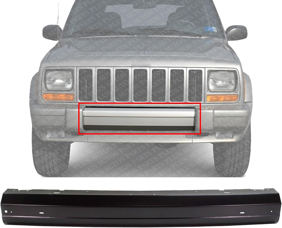 New Front Bumper Face Bar Steel Primed Direct Replacement For Jeep Cherokee 1997-2001 5019155AA CH1002257