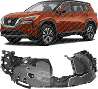 Front Fender Liner Inner Panel Left Driver Side Direct Replacement Compatible With 2021-2023 Nissan Rogue NI1248183 638416RA0A