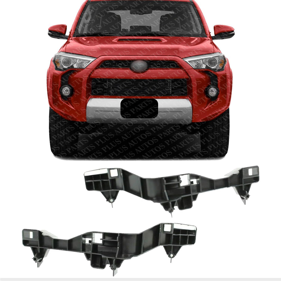 Set Of 2 Front Head Bracket Left Driver & Right Passenger Side Direct Replacement Compatible With 2014-2023 Toyota 4Runner TO2509104 TO2508104 5213335060 5213435070