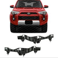 Set Of 2 Front Head Bracket Left Driver & Right Passenger Side Direct Replacement Compatible With 2014-2023 Toyota 4Runner TO2509104 TO2508104 5213335060 5213435070