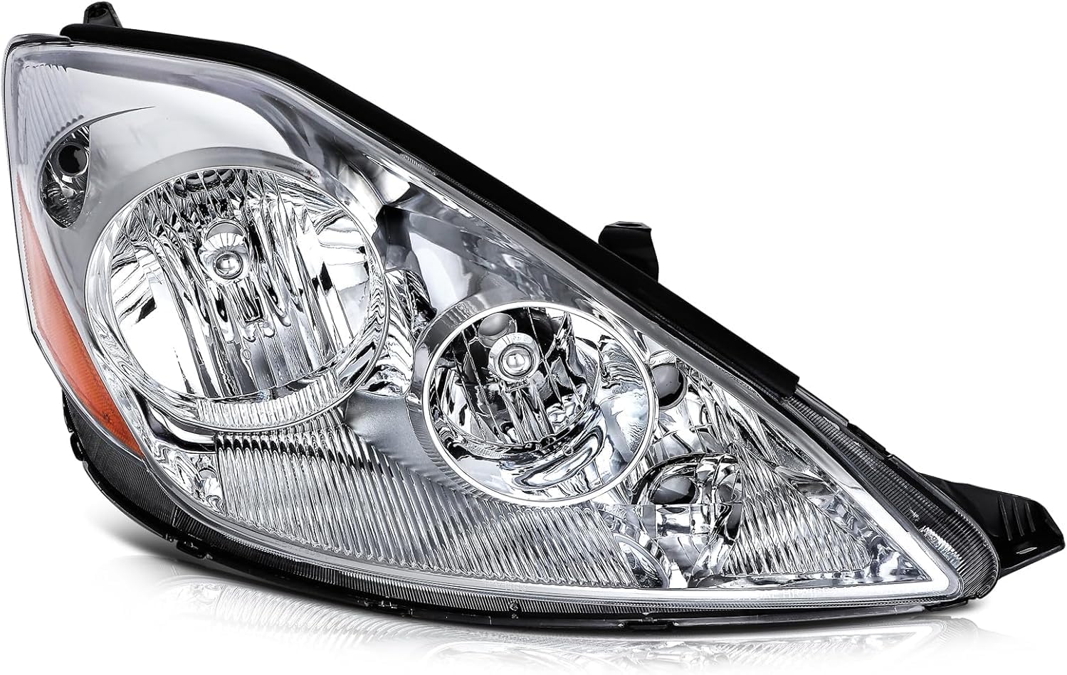 Set Of 2 Front Head Lights Assembly Halogen Right Passenger & Left Driver Side Direct Replacement Compatible With 2006-2010 Toyota Sienna TO2502172 TO2503172 81150AE030 81110AE030