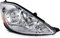 Set Of 2 Front Head Lights Assembly Halogen Right Passenger & Left Driver Side Direct Replacement Compatible With 2006-2010 Toyota Sienna TO2502172 TO2503172 81150AE030 81110AE030