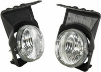 AUTOS PARTS PLUS Front Bumper Lower Valance Primed + Fog Light With Harness & Switch Left Driver & Right Passenger Side Direct Replacement Compatible With 2003-2006 GMC Sierra 1500 2500HD GM1000684