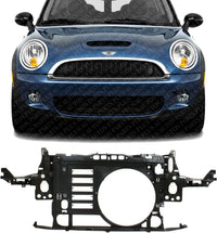 Front Panel Radiator Support Assembly Plastic Direct Replacement Compatible With 2007-2015 Mini Cooper MC1225104 51717147912