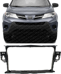 Front Radiator Support Assembly Steel Direct Replacement Compatible With 2013-2015 Toyota RAV4 TO1225313 532050R030