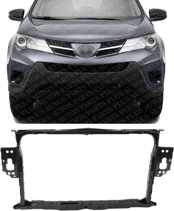 Front Radiator Support Assembly Steel Direct Replacement Compatible With 2013-2015 Toyota RAV4 TO1225313 532050R030