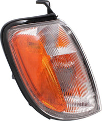 Set Of 2 Front Corner Light Lens and Housing Left Driver & Right Passenger Side Direct Replacement Compatible With 1998-2000 Nissan Frontier / 2000-2001 Xterra NI2521124 NI2520124