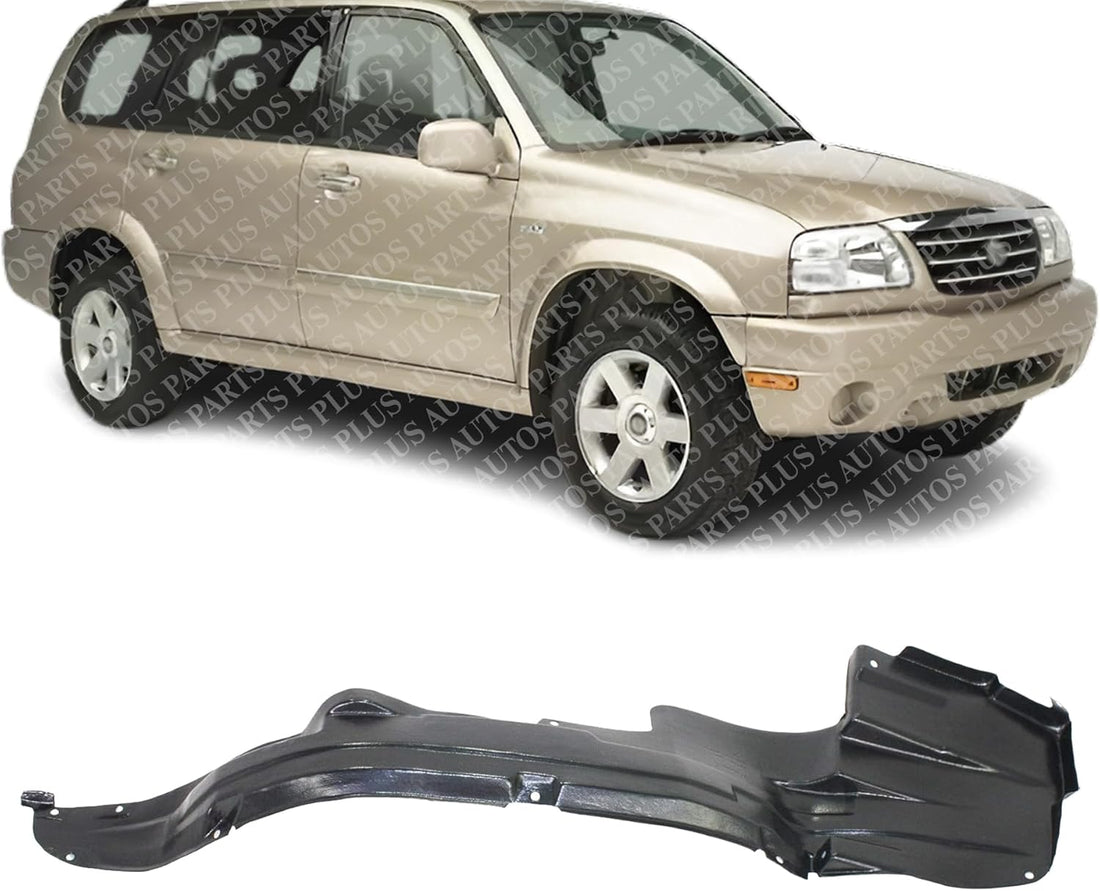 Front Fender Liner Right Passenger Side Direct Replacement Compatible With 1999-2005 Suzuki Grand Vitara / 2002-2006 XL-7 SZ1249108 7248165D10