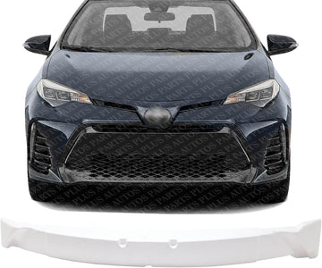Front Bumper Impact Absorber Plastic Direct Replacement Compatible With 2017-2019 Toyota Corolla TO1070209 5261102410