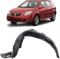 Front Fender Liner Left Driver Side Direct Replacement Compatible With 2003-2008 Pontiac Vibe GM1248130 88969697