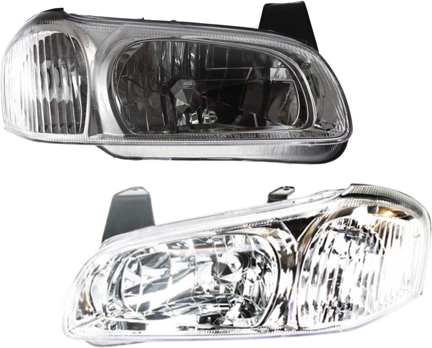 Set Of 2 Front Headlight Assembly Halogen Right Passenger & Left Driver Side Direct Replacement Compatible With 2000-2001 Nissan Maxima NI2503132 NI2502132 260102Y926 260102Y925