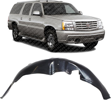 Front Fender Liner Right Passenger Side Direct Replacement Compatible with 2003-2006 Cadillac Escalade GM1251124 15134956