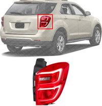 Tail Light Assembly Right Passenger Side Direct Replacement Compatible With 2016-2017 Chevrolet Equinox GM2801279 23399182