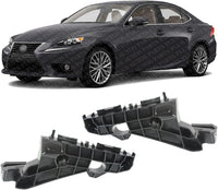 Set Of 2 Front Bumper Retainer Plastic Right Passenger & Left Driver Side Direct Replacement Compatible With 2014-2015 Lexus IS250 / 2014-2016 IS350 / 2016 IS200t / IS300 LX1033112