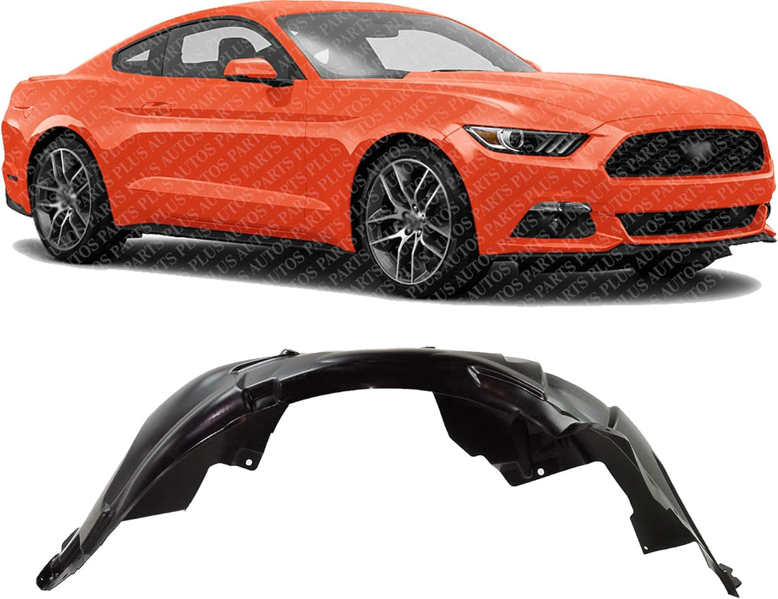 Front Fender Liner Right Passenger Side Direct Replacement Compatible With 2015 Ford Mustang FO1249181 FR3Z16102C
