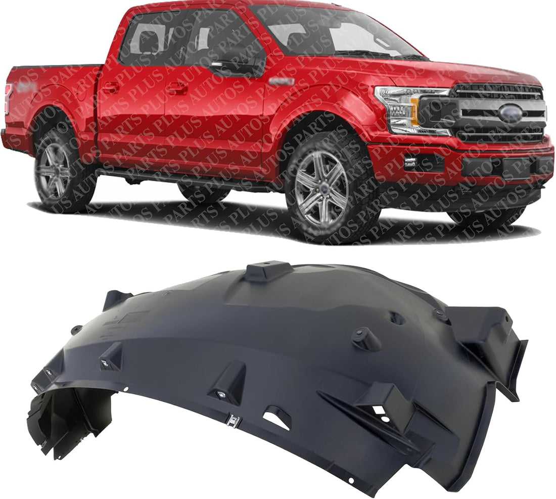 Front Fender Liner Right Passenger Side Direct Replacement Compatible with 2017-2020 Ford F-150 FO1249209 HL3Z16102B