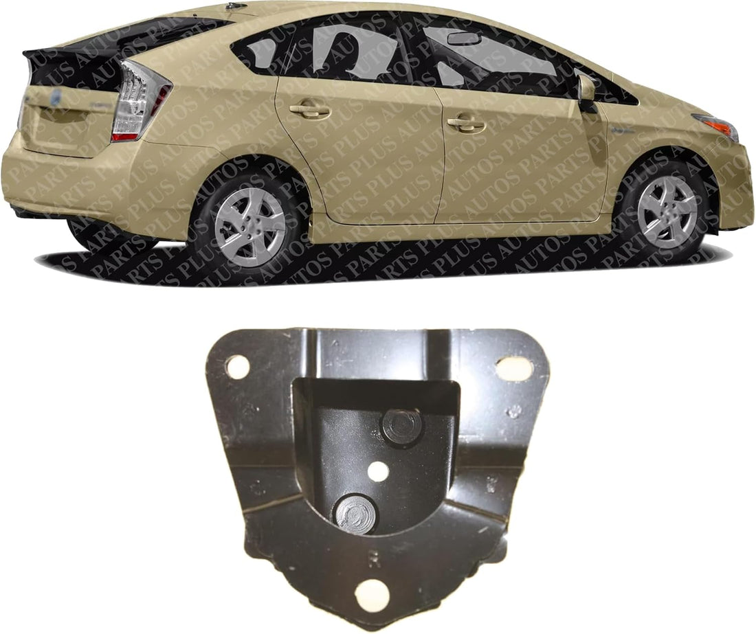 Rear Bumper Reinforcement Bracket Steel Right Passenger Side Direct Replacement Compatible With 2010-2015 Toyota Prius / 2012-2015 Plug-In TO1167118 5201547040