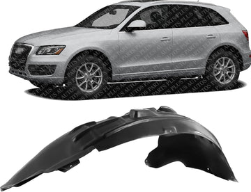 Front Fender Liner Left Driver Side Direct Replacement Compatible With 2009-2012 Audi Q5 AU1248112 8R0821171H