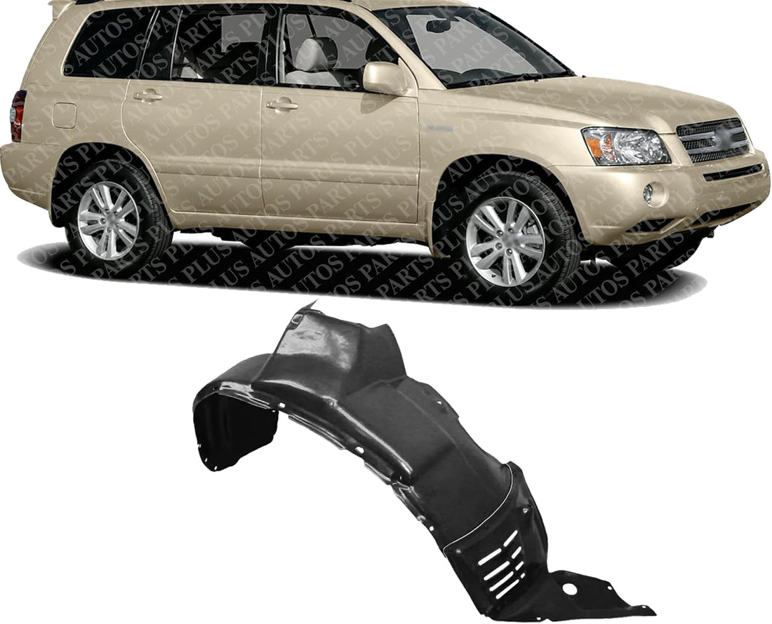 Front Fender Liner Right Passenger Side Direct Replacement Compatible With 2001-2007 Toyota Highlander TO1251113 5380548030