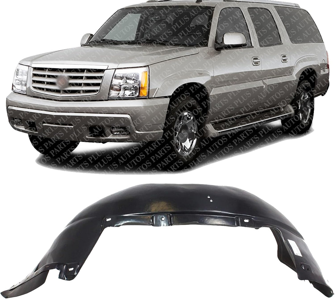 Front Fender Liner Left Driver Side Direct Replacement Compatible With 2003-2006 Cadillac Escalade GM1250124 15134957