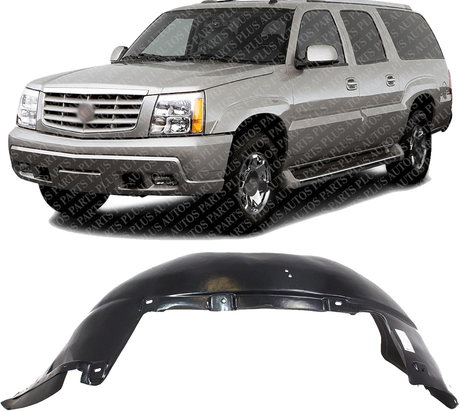 Front Fender Liner Left Driver Side Direct Replacement Compatible With 2003-2006 Cadillac Escalade GM1250124 15134957