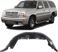 Front Fender Liner Left Driver Side Direct Replacement Compatible With 2003-2006 Cadillac Escalade GM1250124 15134957