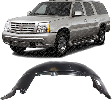 Front Fender Liner Left Driver Side Direct Replacement Compatible With 2003-2006 Cadillac Escalade GM1250124 15134957