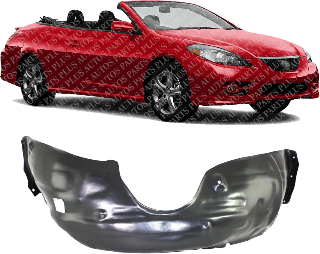 Front Fender Liner Right Passenger Side Direct Replacement Compatible With 2004-2008 Toyota Solara TO1249129 53875AA021