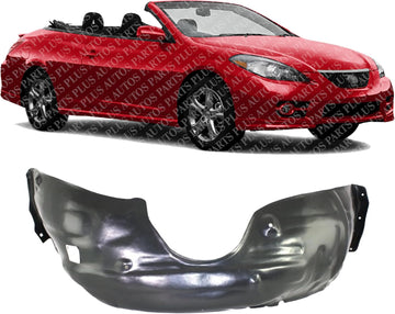 Front Fender Liner Right Passenger Side Direct Replacement Compatible With 2004-2008 Toyota Solara TO1249129 53875AA021