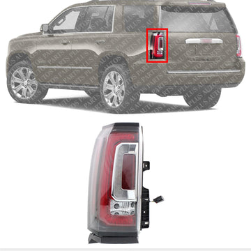 Tail Light Left Driver Side Direct Replacement Compatible With 2015-2020 GMC Yukon/XL GM2800268 84536242