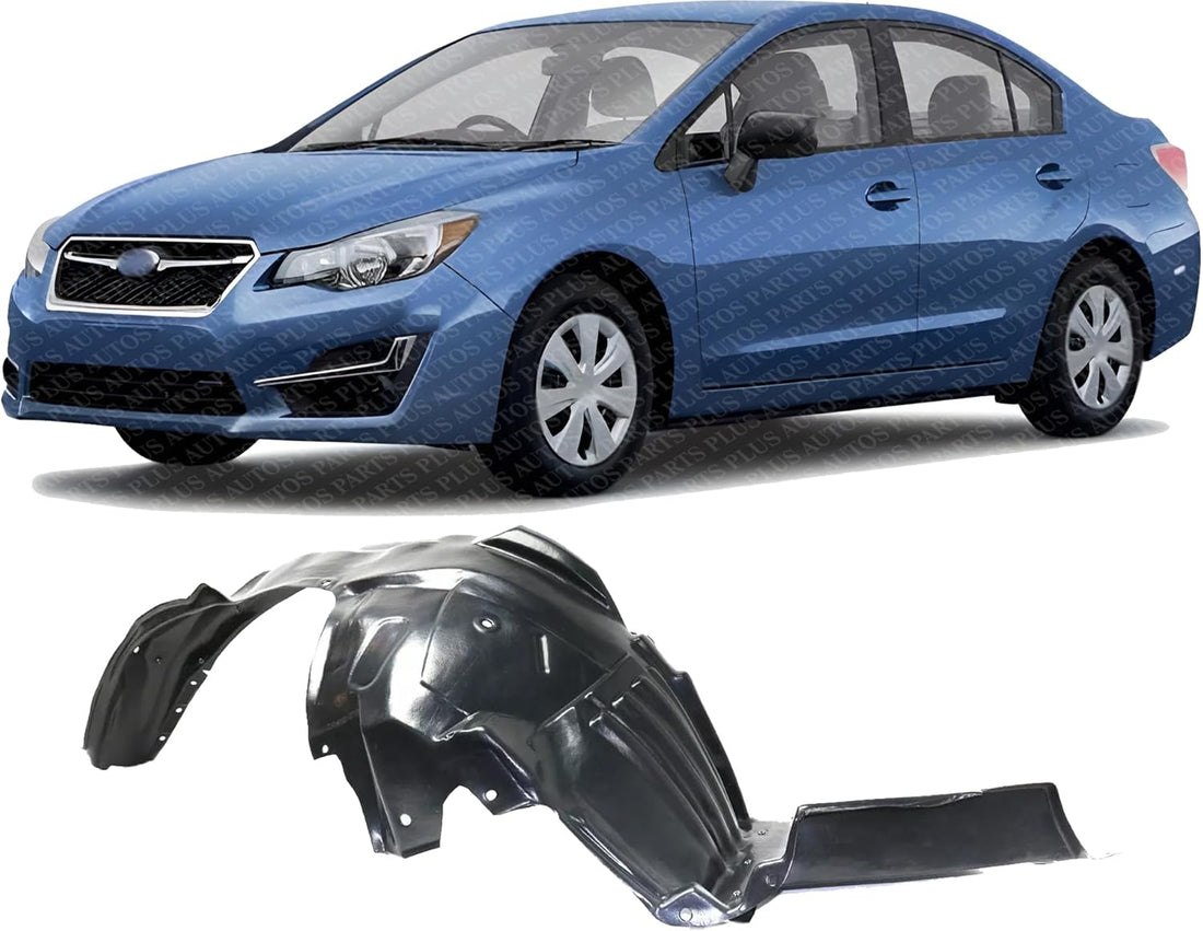 Front Fender Liner Left Driver Side Direct Replacement Compatible With 2015-2016 Subaru Impreza SU1248126 59110FJ090