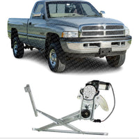 Front Power Window Regulator with Motor Right Passenger Side Direct Replacement Compatible with 1997-2004 Dodge Dakota CH1351123 55255618AC